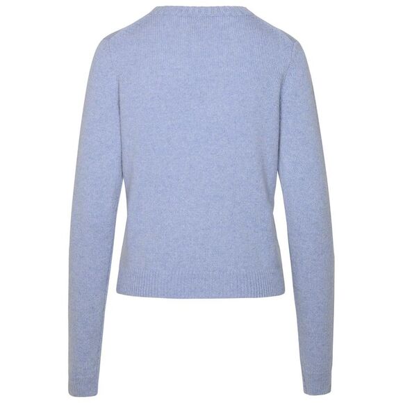 KHAITE 'Diletta' Light Blue Cashmere Sweater - Picture 3 of 3